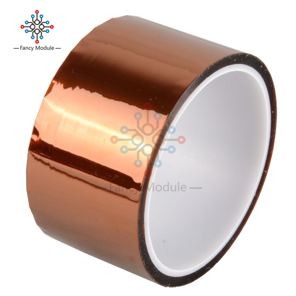 50mm 100ft One-side Self-adhesive Heat Resistant Polyimide Tape High Temperature Adhesive Insulation Tape for BGA PCB SMT Solder