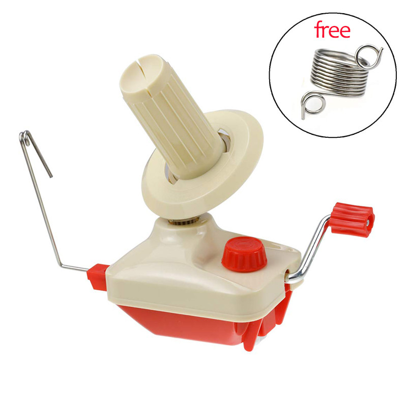 Wool Winder Yarn Ball Cakes Winder Set for Crochet Hooks Kit Hand Operated Winding Machine Sewing Accessories With Spring Guides
