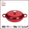 Enamel cast iron round casserole