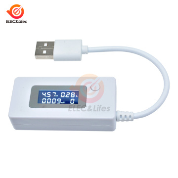 4-30V 5V USB Tester DC Digital Voltmeter Ammeter USB Detector Power Bank usb Charging Voltage Current Meter Capacity tester