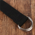 Fashion Unisex Canvas Belt Fabric Webbing Waist Casual D Ring Plain Canvas Belt Waistband 18 Color Designer Belt