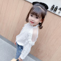 Toddler Girls Blouse Lace Girls Shirts Ruffles Children's Shirts For Girls Casual Style Baby Girl Clothes