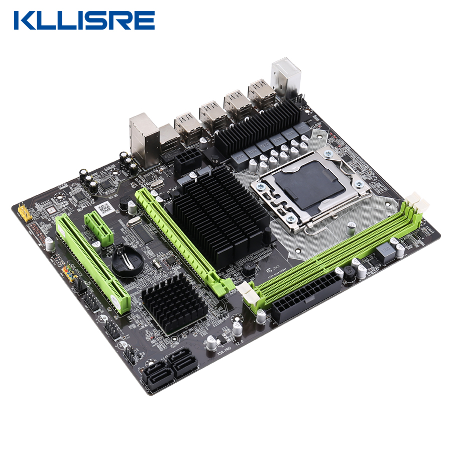Kllisre X58 LGA 1366 motherboard support REG ECC server memory and xeon processor