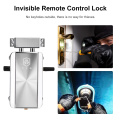 Home Door Lock Kit Remote Control Keyless Entry Electronic Lock Smart Wireless Anti-theft Deadbolt Access Control System