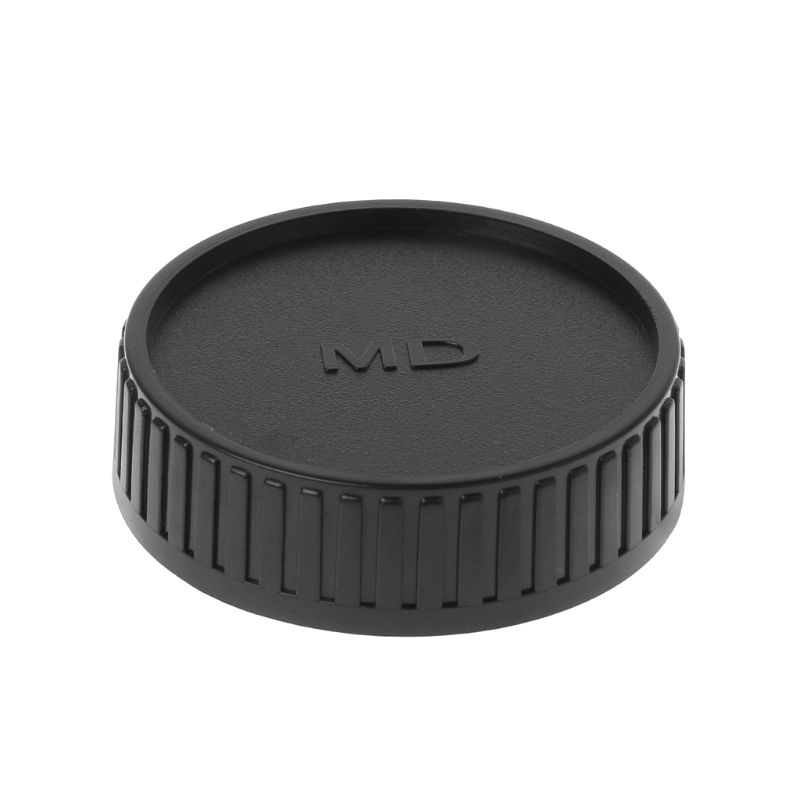 Rear Lens Body Cap Camera Cover Set Dust Screw Mount Protection Plastic Black Replacement for Minolta MD X700 DF-1