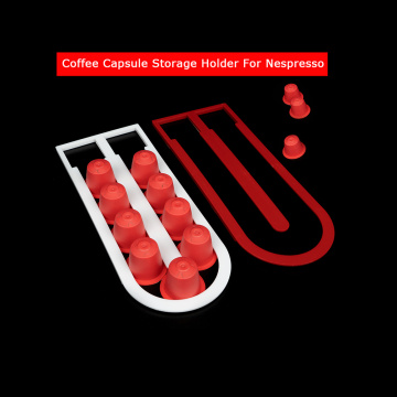 New 2020 Nespresso Coffee Pod Holder Stand Coffee Capsule Storage Rack 10 Cups Capsulas Shelve Organization Holder For Nespresso