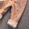 Humor Bear Children'S Velvet Underwear Clothes Sets Cartoon Warm Thickening Autumn&Winter Baby Home Clothing Boys& Girls Pajamas