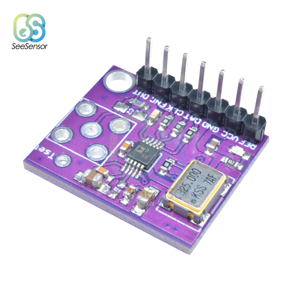 2.3-5.5V AD9833 Programmable Microprocessors Signal Generator Module STM32 STM8 STC Microcontroller Sine Square Wave DDS Monitor