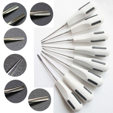 8pcs/set Stainless Steel Dental Elevator Curved Root Minimally Invasive Tooth Extraction Dentistry Lab Dentist Equipment Tools