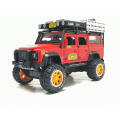 1/28 Diecasts Toy Vehicles Defender Camel Trophy Car Model Sound Light Collection Car Toys For Children Toys Gift Free Shipping