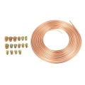 HOT-25Ft 7.62M Roll Tube Coil of 3/16 inch OD Copper Nickel Brake Pipe Hose Line Piping Tube Tubing Anti-Rust