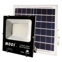 200W rectangular solar flood light