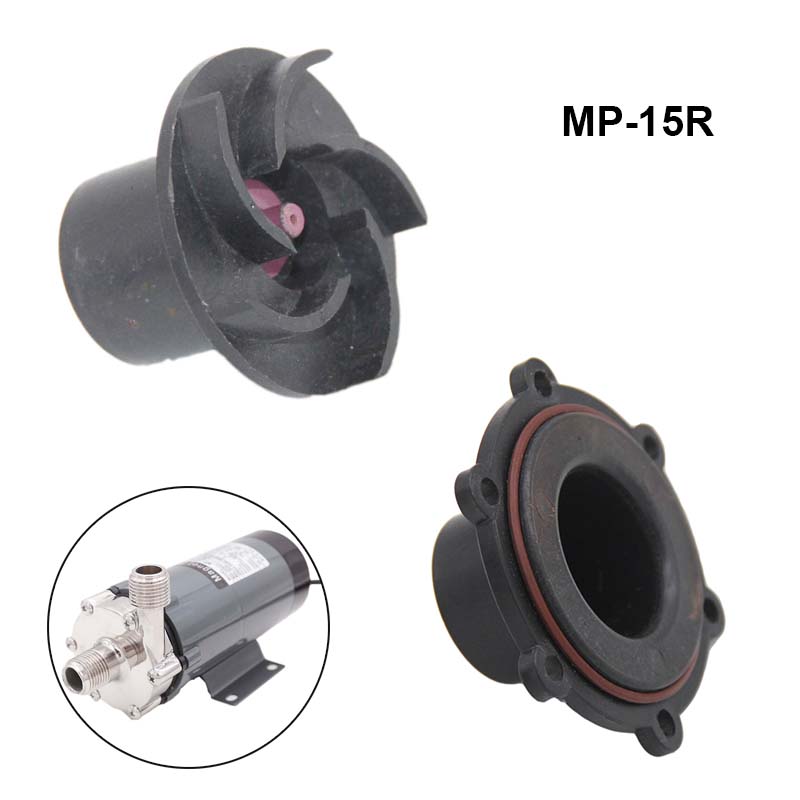 Impeller & Rear Casing Replacement for MP-15RM Stainless Steel Head Magnetic Drive Pump 25 Watt