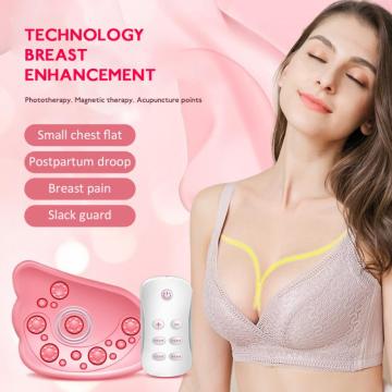 Electric Breast Massager Enhancement Enlargement Chest Massage Infrared Heating Therapy Vacuum Pump Cup Breast Massager Tool