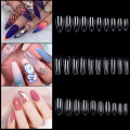 False Clear Nail Tips Practice Display Nail Tips Natural Transparent Finger Full Acrylic Tips Quick Building Nail Gel Nail Art