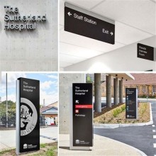 Custom Hospital Wayfinding Signage