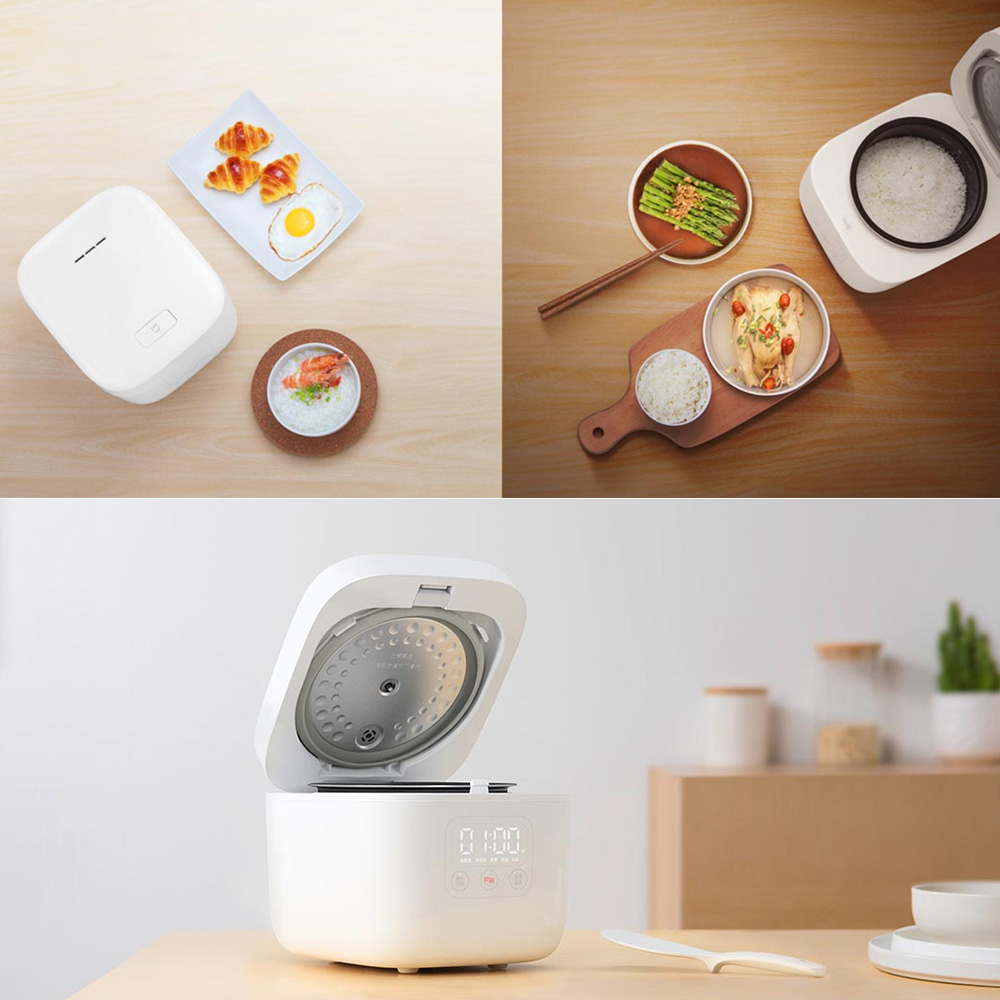 XIAOMI MIJIA Mini Electric Rice Cooker Intelligent Automatic Kitchen Cooker 1-3 people 1.6L 220V LED Display Multifunctional
