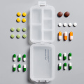 Medicine Pill Box 6 Grids Pills Dispenser Practical Pill Organizer Tablet Pillbox Case Container Drug Divider Storage Pills Box