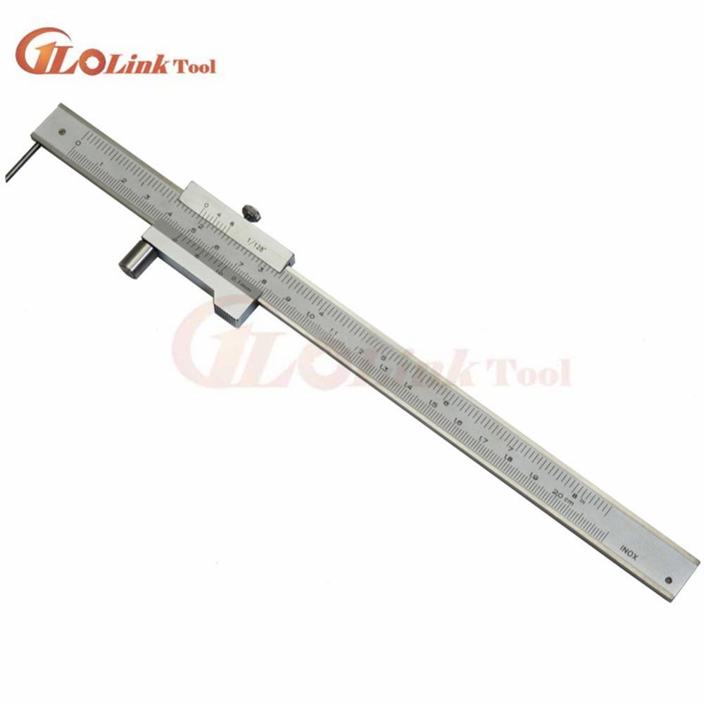 0-200mm 0-300mm 0-400mm 0-500mm Stainless Steel Parallel Marking Vernier Caliper With Carbide Scriber Marking Gauge Tool