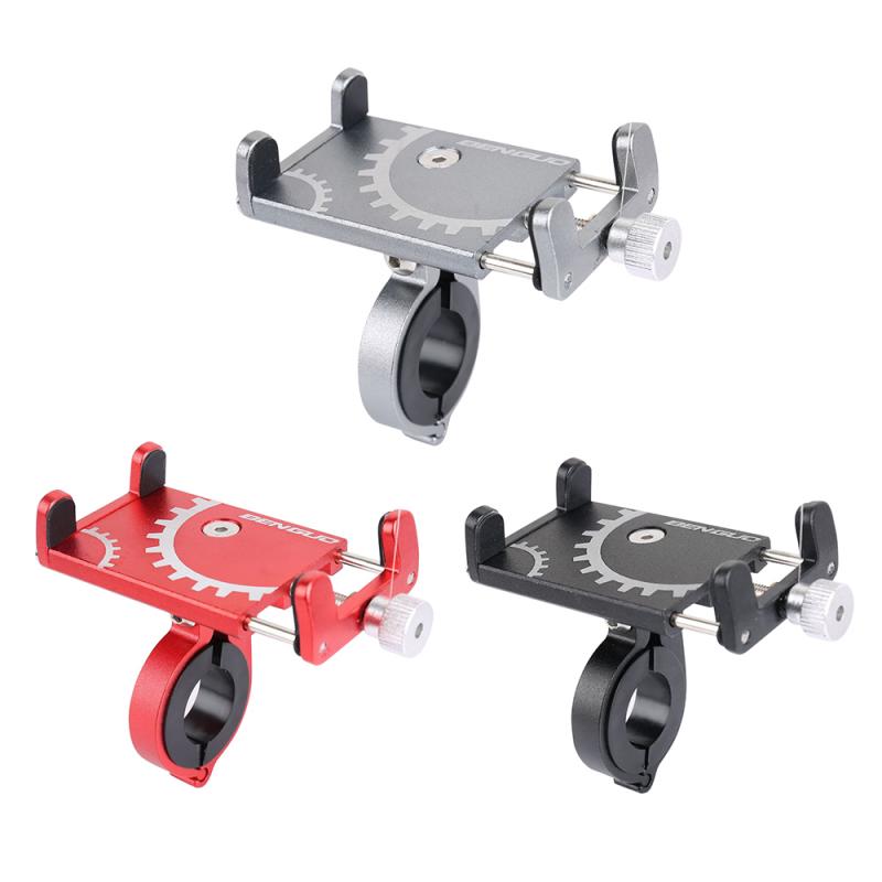 Alloy Bike Mobile Phone Holder Adjustable Bicycle Phone Holder Non-slip MTB Motorcycle Phone Stand Cycling Accessories