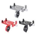 Alloy Bike Mobile Phone Holder Adjustable Bicycle Phone Holder Non-slip MTB Motorcycle Phone Stand Cycling Accessories