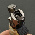 Portable Spray Gun Jet Lighter Torch Turbo Lighter Key Ring Nozzles Windproof Cigar Pipe Butane Gas Lighter For Outdoor 1300 C