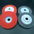 2pcs 4" 100mm Fiber Wheels Nylon Wheel Bowl Polishing Abrasive Discs 7p Grinder Tool