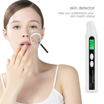 LCD Digital Skin Moisture Meter Pen Skin Care Tester Moisture Oil Content Analyzer Monitor Face Care Bio-Sensor Detector Tester