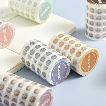 Dots Stationery Washi Tape Set Washi Stickers Office Supplies Journal Masking Tape Dots Korean Washi Organizer Sticker