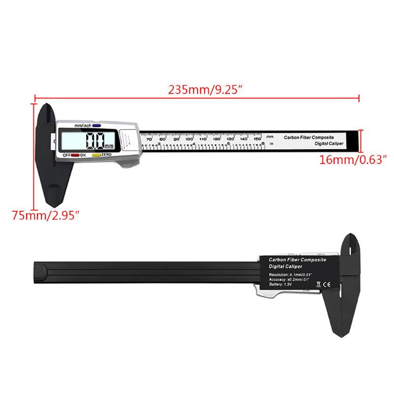 0-6-Inch 150mm digital calipers plastic Electronic Digital Vernier Caliper Metal Micrometer Measuring tool caliper