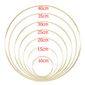 10-40cm Gold Metal Ring Hoops DIY Craft Wind Chimes Accessories Hanging Decorations for Wedding Decoration Handmade Home Decor