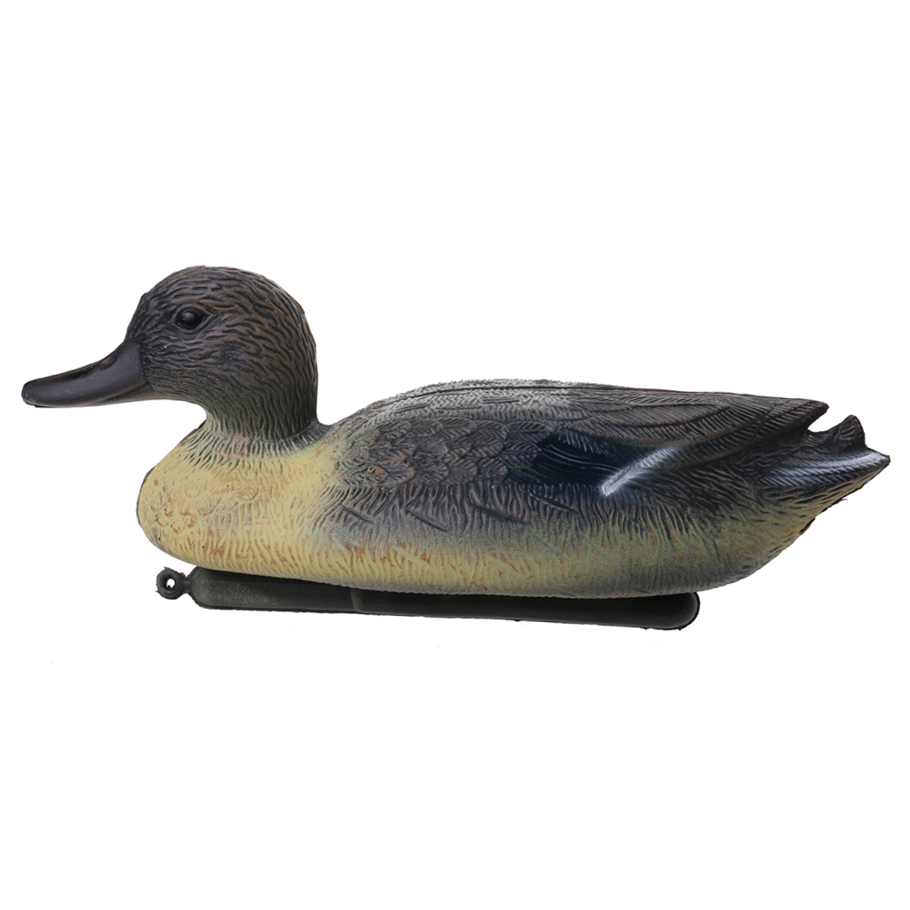 1 Pcs Water Floating Lifelike Mallard Duck Decoy PE Drake Garden Outdoor Fishing Hunting Decoy Accessories