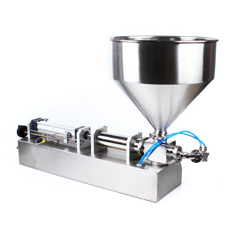 Multifunctional single head paste filling machine stainless steel foot control liquid paste butter sauce cream filling machine