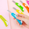 Candy Color Utility Knife Kawaii Paper Cutter Cutting Paper Razor Blade Office school supplies Stationery gift Escolar