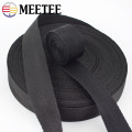 18M 0.9mm Thick Black Polypropylene PP Webbing Ribbon Band Strap Tape For Backpack Knapsack Belt DIY Garments Sewing Accessories