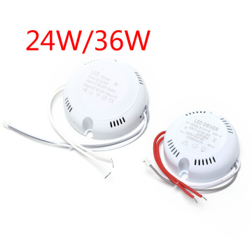 24W 36w LED Driver,ceiling Driver,220v round driver lighting transform for LED Downlights,lights High Quality