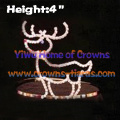 4inch Deer Shaped Rhinestone Christmas Crowns