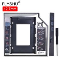 Universal Aluminum 2nd HDD Caddy 12.7mm SATA 3.0 For 2.5" SSD Hard Disk Driver Case Enclosure DVD CD-ROM Adapter Optibay 12.7