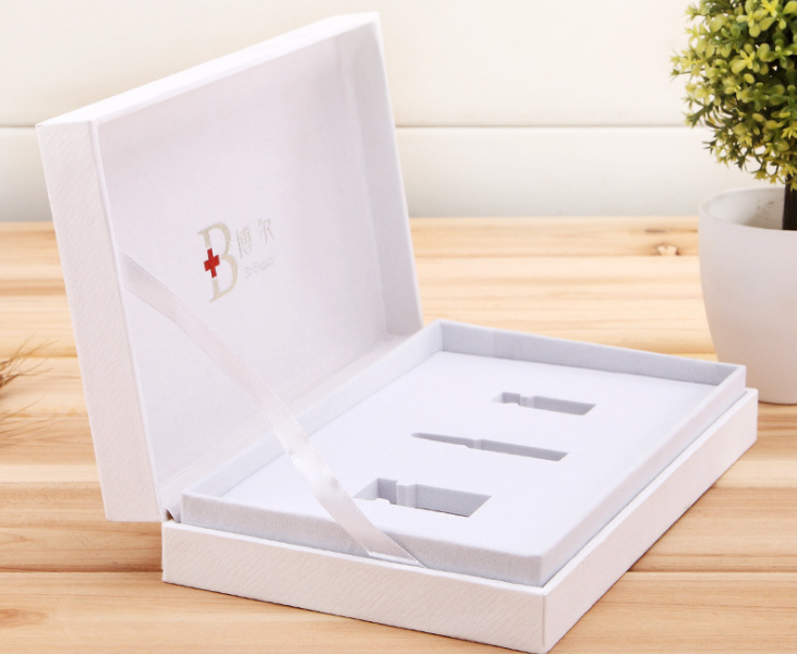 Biodegradable Cosmetic Perfume Bottle Skin Care Creams Jar Packaging gift Paper Box With Insert Eva ---PX11426