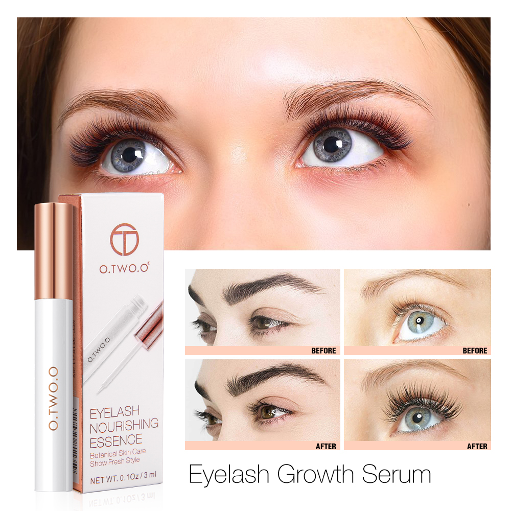 O.TWO.O Eyelash Growth Treatments Nourishing Essence Moisturizing Eyelash For Eyelashes Enhancer Lengthening Thicker 3ml