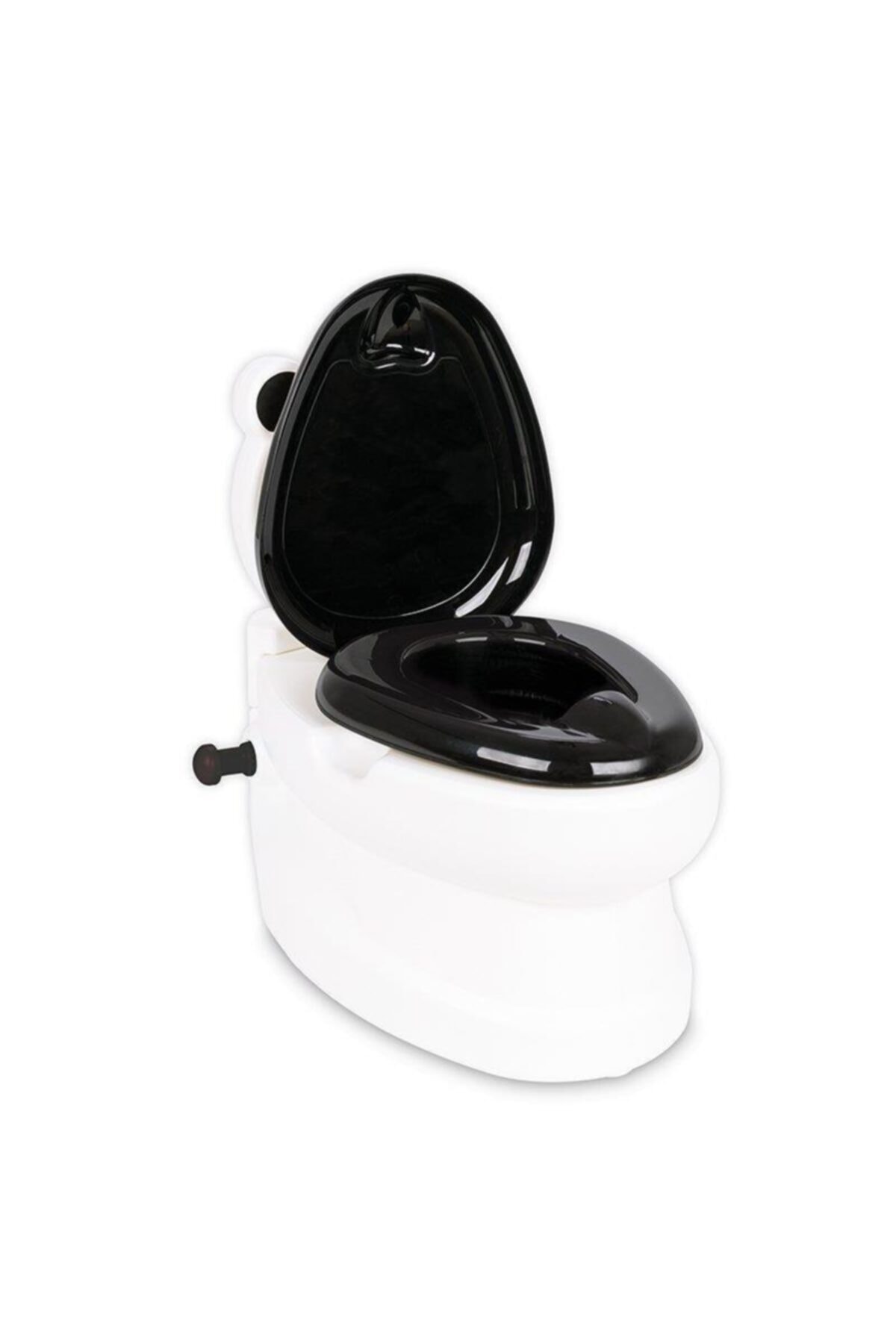 Baby Toilet Education , Kids Panda Motif. Black and White , Kid Educative , Toilet bowl , Commeda Urinal Water Closet Seat