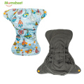 [Mumsbest] 2020 Newborn Washable Cloth Diaper Reusable WIth Insert Absorbent Ecological Diaper Products For Newborn Suit 3-6kg