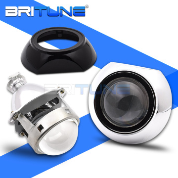 Britune Headlight Lenses Bi-xenon Lens HID Projector 3.0 H1 Full Metal Kit For H7 H4 Car Lights Accessories Retrofit Style DIY