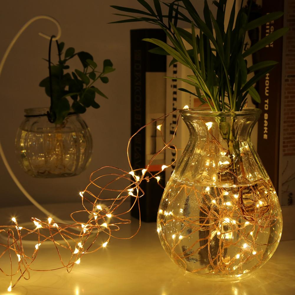 Garland Fairy Lights Decorative LED Lights String Battery-operated Wedding Window Decoration For Christmas Party New Year
