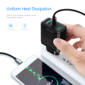 Elough Dual Usb Charger Block 5V 2.4A EU Plug Fast Charging for Iphone Samsung Xiaomi Huawei Mobile Phone Wall Charger Adapter