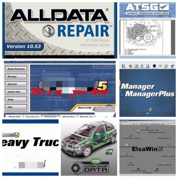 2020 Hot Auto Repair Alldata Software V10.53 mit//chell OD5 software 2015 Vivid workshop atsg 2017v ElsaWin 1tb hard hdd usb3.0