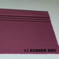 11 rubber red