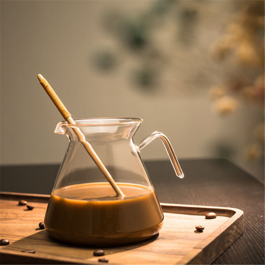 Dripper Glass Cup Coffee Maker V60 Coffee Drip Coffee Brewer Espresso Filters Coffee Accessories Brewing Coffee Appliance Set