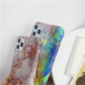 Ottwn Marble Texture Granite Stone Phone Case For iPhone 12 Pro 11 Pro Max SE 2020 X XR XS 7 8 6s Plus Hard PC Matte Back Cover