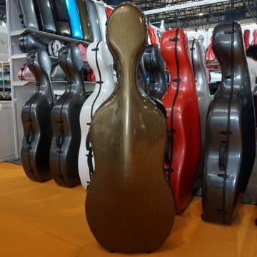 Good quality cello case 4/4 cello case carbon fiber cello hard case 3.6kg Bronze color